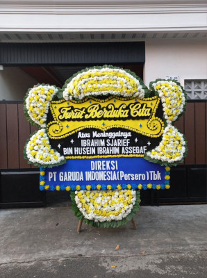Papan Bunga Duka di Medan Johor