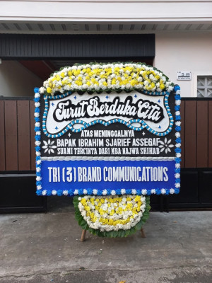 Papan Bunga Duka di Medan Johor